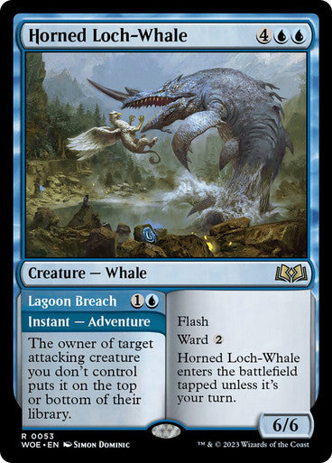 Horned Loch-Whale // Lagoon Breach Foil
