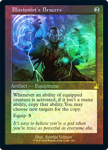 Illusionist's Bracers Retro Frame Foil