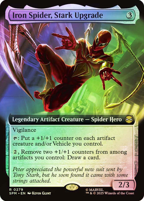 Iron Spider, Stark Upgrade Extended Art Foil