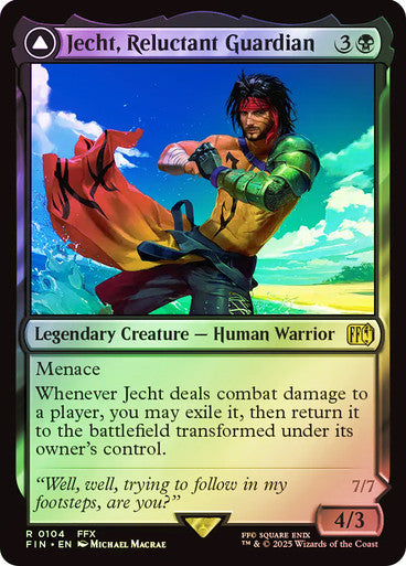 Jecht, Reluctant Guardian // Braska's Final Aeon Foil