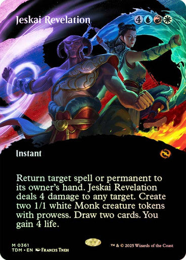 Jeskai Revelation Borderless Foil