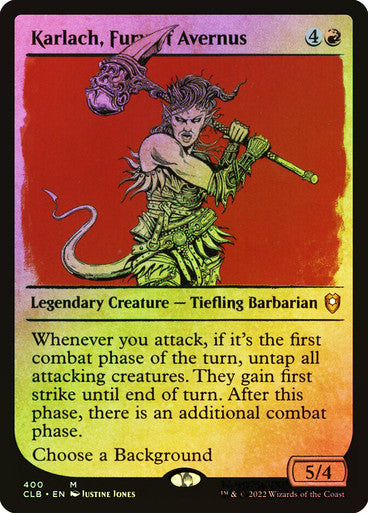 Karlach, Fury of Avernus Showcase Foil