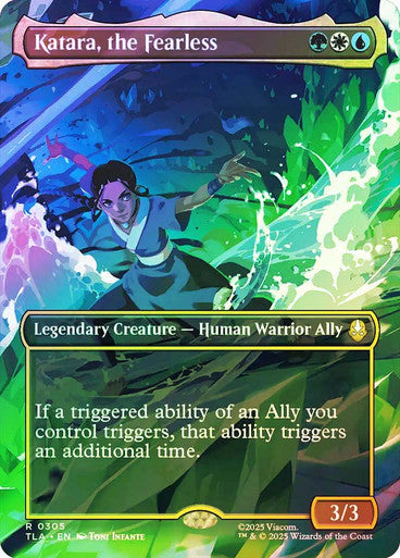 Katara, the Fearless Borderless Scene Foil