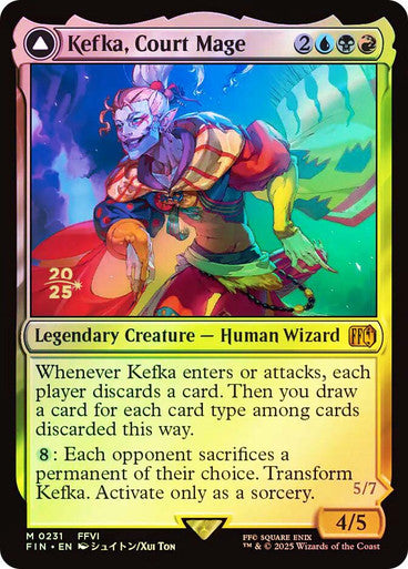 Kefka, Court Mage // Kefka, Ruler of Ruin Foil