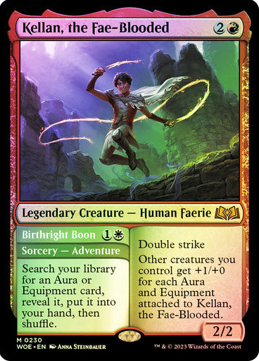 Kellan, the Fae-Blooded // Birthright Boon Foil