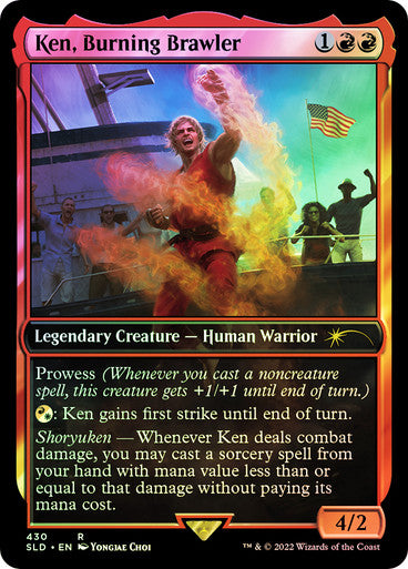 Ken, Burning Brawler Secret Lair Foil