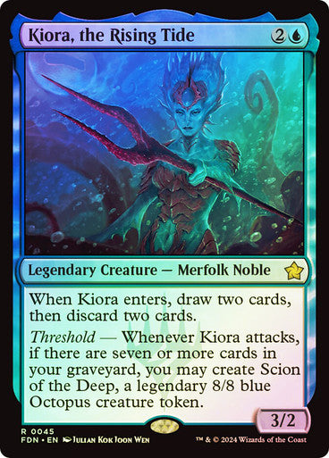 Kiora, the Rising Tide Foil