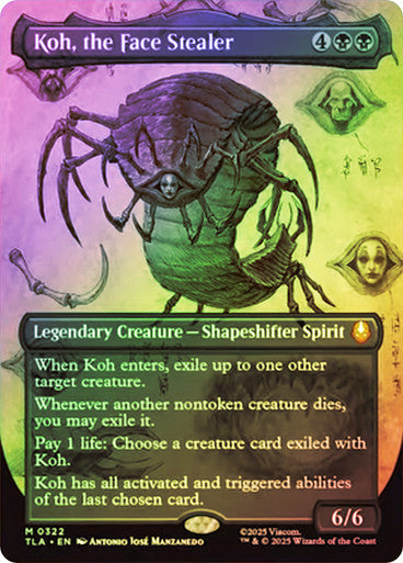 Koh, the Face Stealer Borderless Field Notes Foil