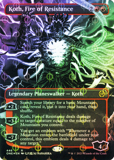 Koth, Fire of Resistance Compleat Foil
