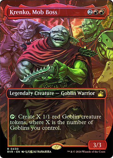 Krenko, Mob Boss Borderless Anime Foil