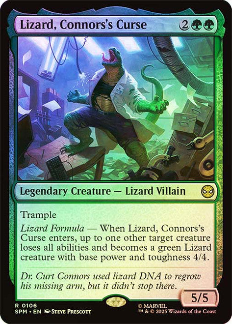 Lizard, Connors's Curse Foil