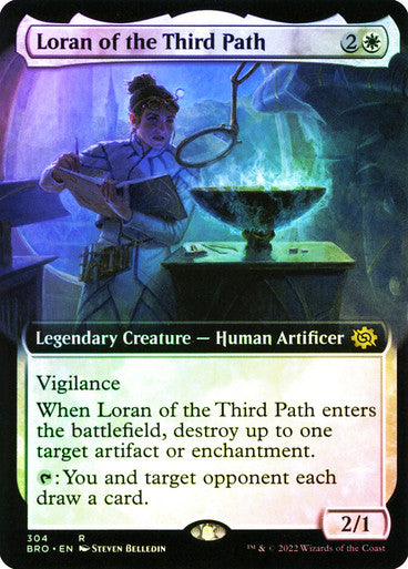 Loran of the Third Path Extended Art Foil