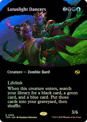 Lotuslight Dancers Borderless Foil