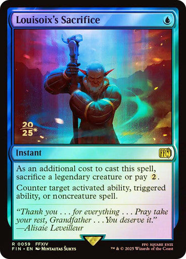 Louisoix's Sacrifice Foil Prerelease