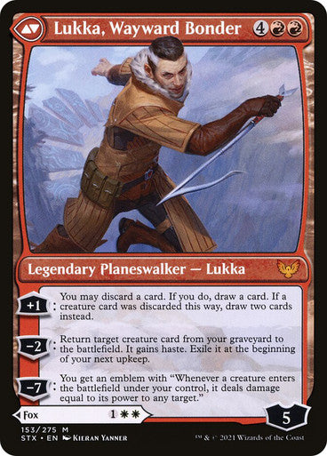 Mila, Crafty Companion // Lukka, Wayward Bonder Foil