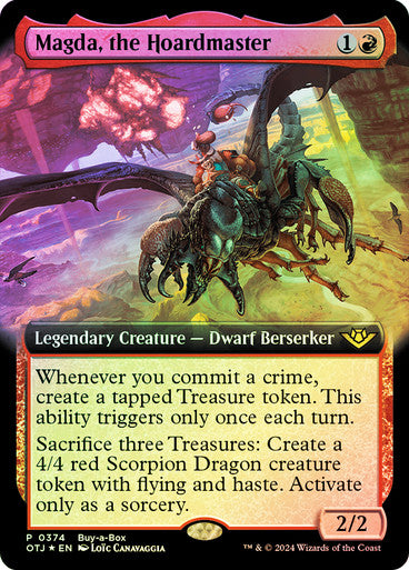 Magda, the Hoardmaster Extended art Promo Foil BaB