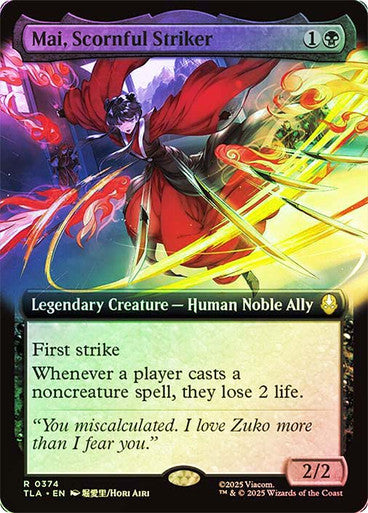 Mai, Scornful Striker Extended Art Foil