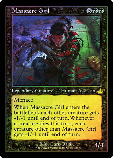 Massacre Girl Retro Frame Foil
