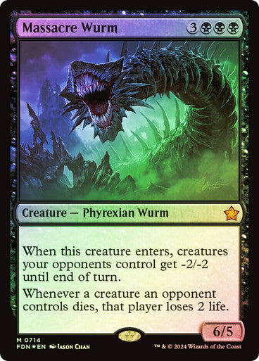Massacre Wurm Foil