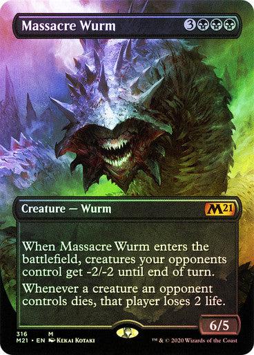 Massacre Wurm Borderless Foil