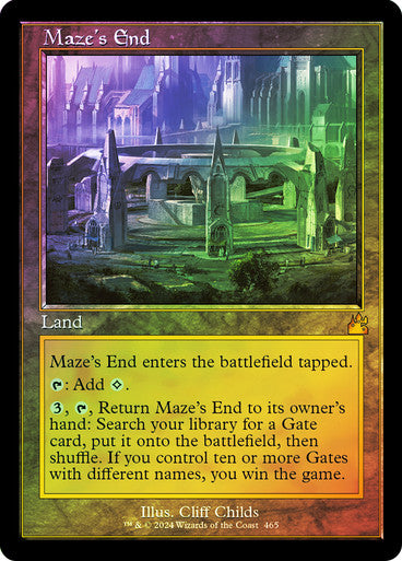 Maze's End Retro Frame Foil