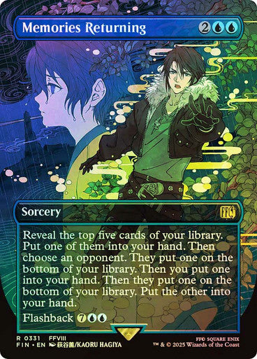 Memories Returning Borderless Foil