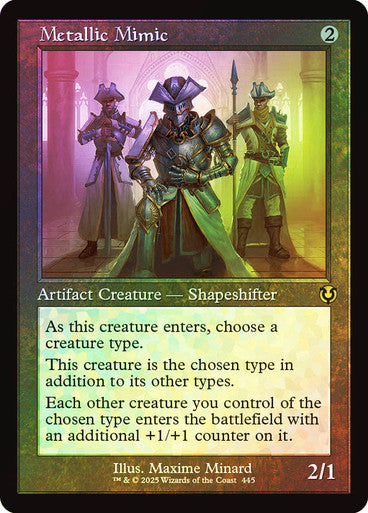 Metallic Mimic Retroframe Foil