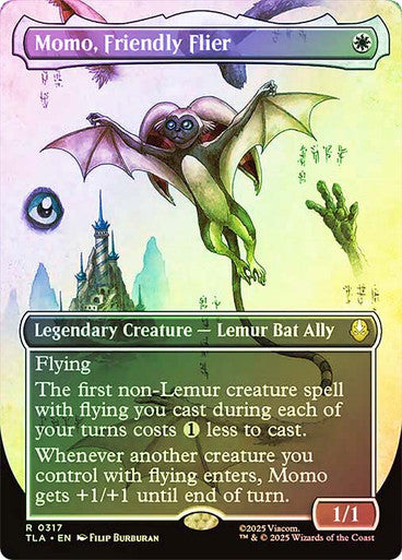 Momo, Friendly Flier Borderless Field Notes Foil