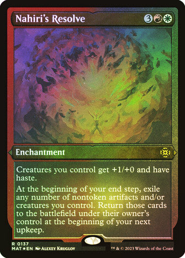 Nahiri's Resolve Etched Foil
