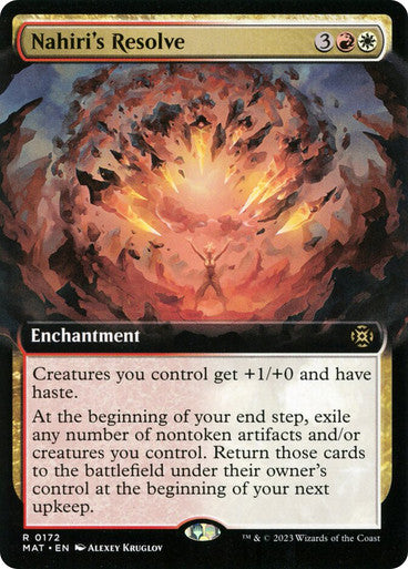 Nahiri's Resolve Extended Art