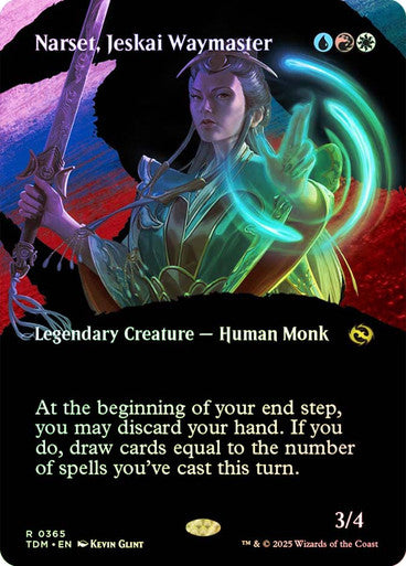 Narset, Jeskai Waymaster Borderless Foil