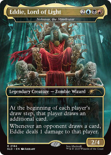 Nekusar, the Mindrazer (Eddie, Lord of Light) Iron Maiden Secret Lair