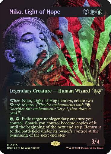 Niko, Light of Hope Borderless Textured Foil