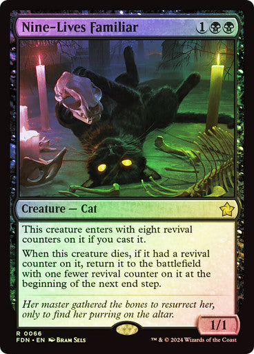 Nine-Lives Familiar Foil