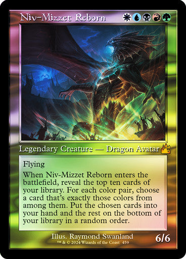 Niv-Mizzet Reborn Retro Frame Foil