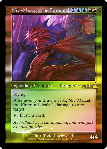 Niv-Mizzet, the Firemind Retro Frame Promo Foil