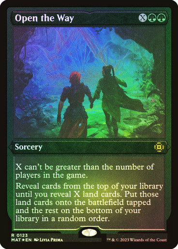 Open the Way Etched Foil