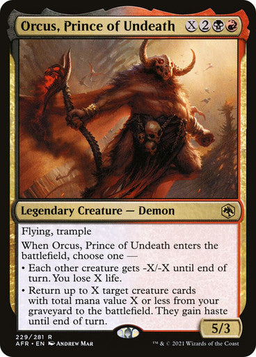 Orcus, Prince of Undeath Foil