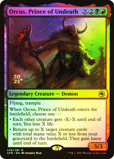 Orcus, Prince of Undeath Foil