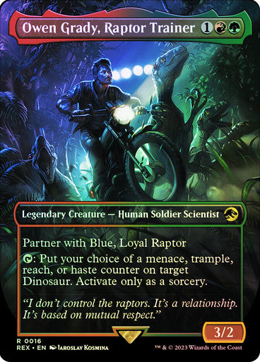 Owen Grady, Raptor Trainer Foil