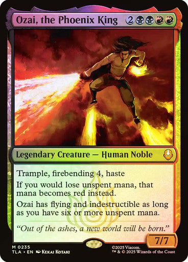Ozai, the Phoenix King Foil