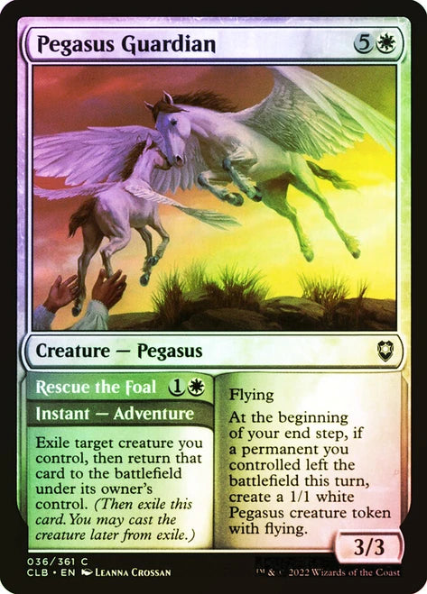 Pegasus Guardian // Rescue the Foal Foil