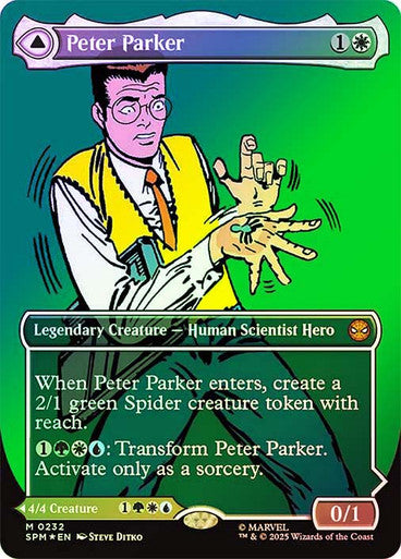 Peter Parker // Amazing Spider-Man Borderless Foil