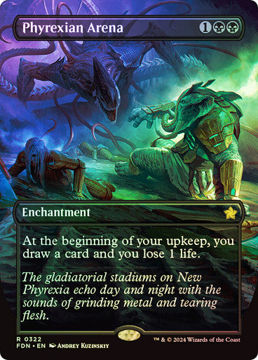 Phyrexian Arena Borderless Foil