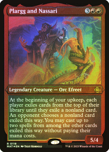 Plargg and Nassari Etched Foil