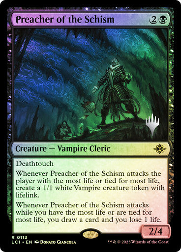 Preacher of the Schism Foil Promo Pack