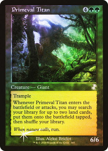 Primeval Titan Old Frame Foil