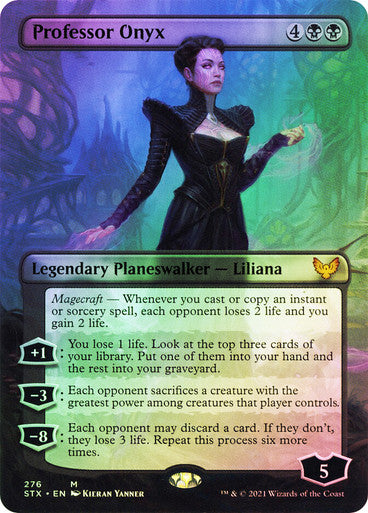 Professor Onyx Borderless Foil
