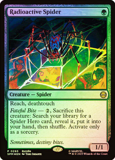 Radioactive Spider Promo Foil