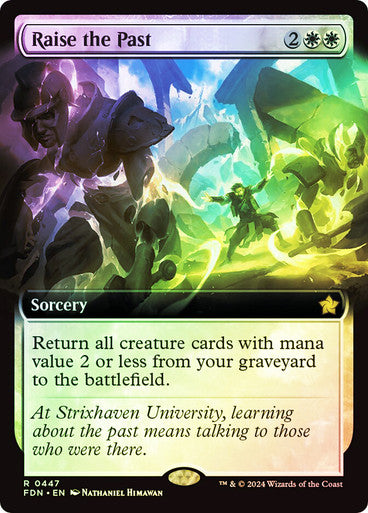 Raise the Past Extended Art Foil
